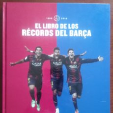 Coleccionismo deportivo: EL LIBRO DE LOS RECORDS DEL BARÇA