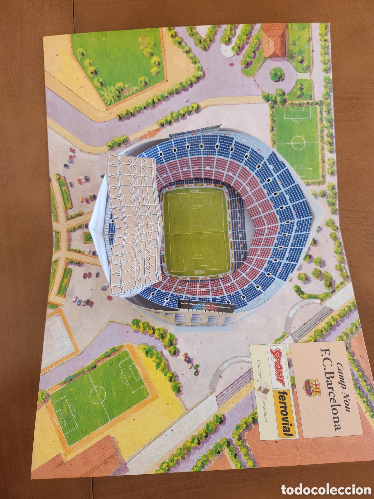 Coleccionismo deportivo: Camp Nou 3D FCB Bar&ccedil;a 1994 - Foto 4
