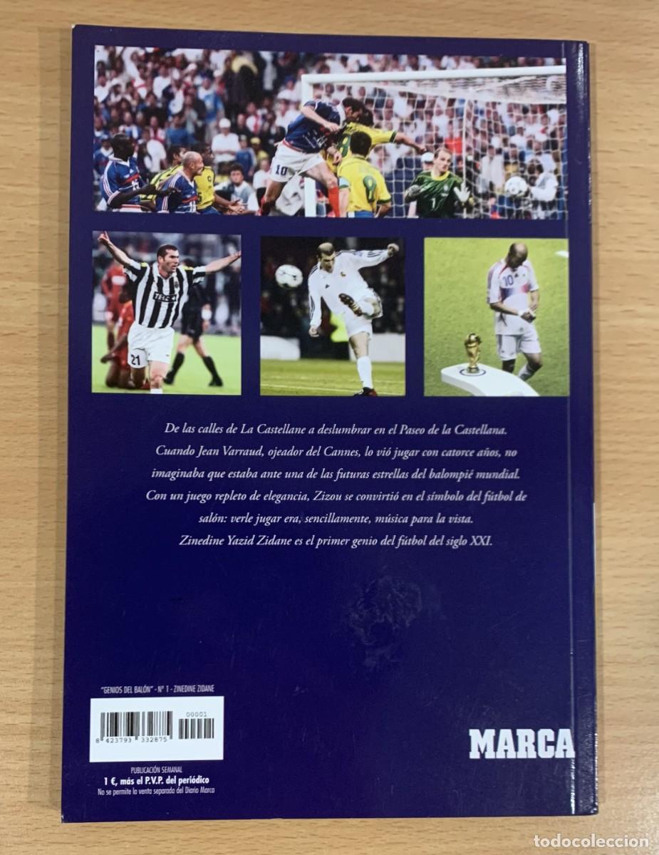 Coleccionismo deportivo: LIBRO GENIOS DEL BAL&Oacute;N n&ordm; 1 - ZIDANE Y LA RULETA. MARCA, 2012 - Foto 2