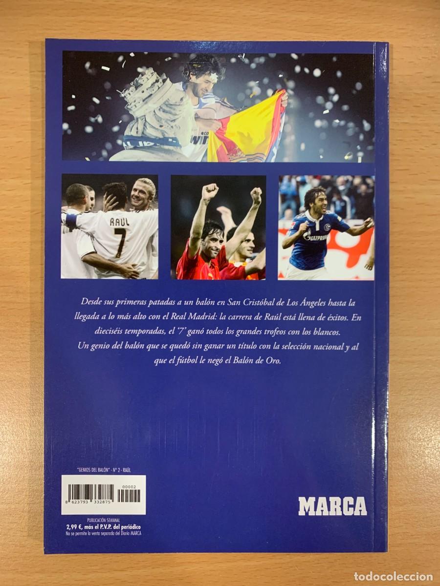 Coleccionismo deportivo: LIBRO GENIOS DEL BAL&Oacute;N n&ordm; 2 - RA&Uacute;L Y EL REGATE EN EL &Aacute;REA. MARCA, 2012 - Foto 2