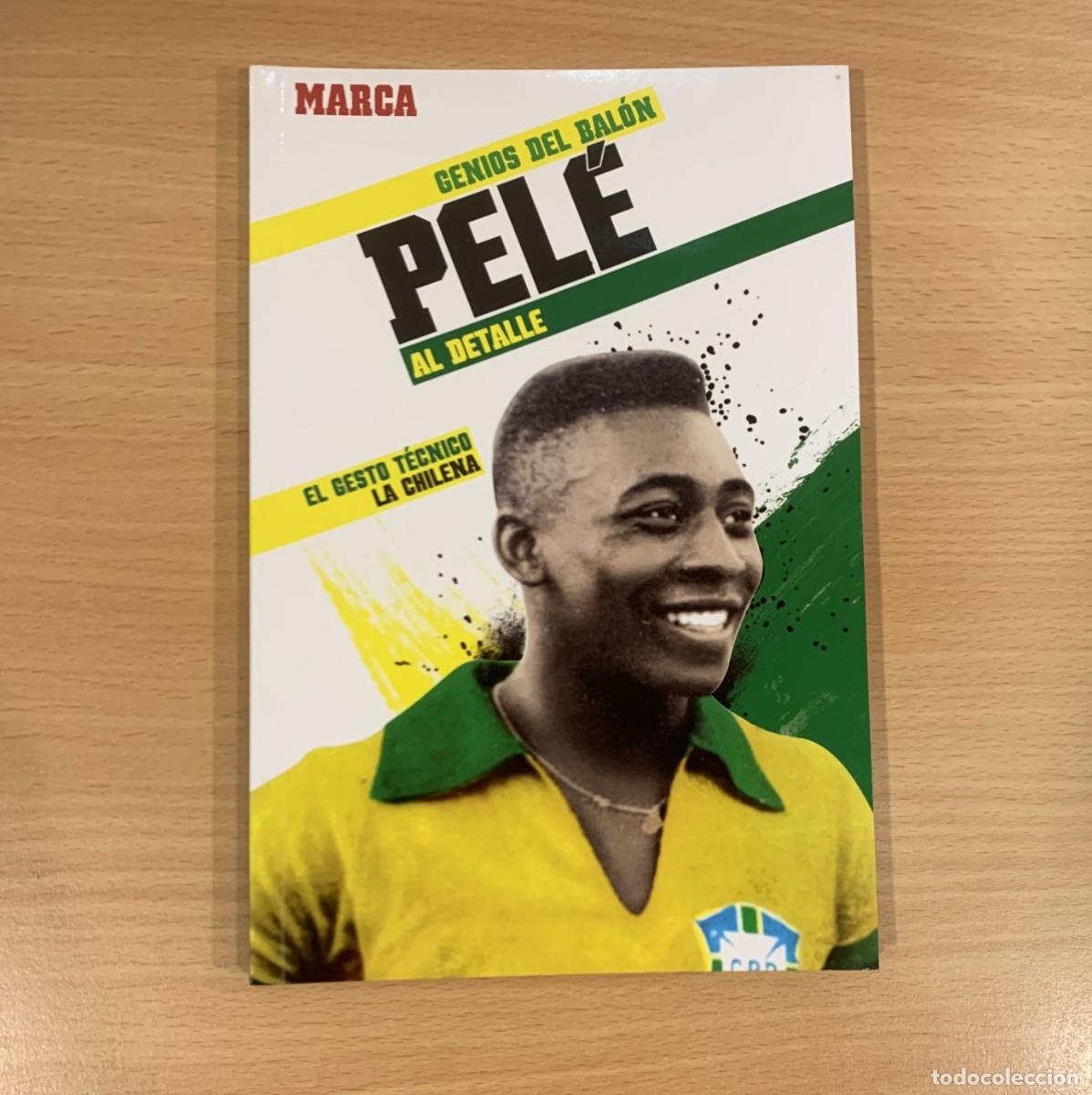 Coleccionismo deportivo: LIBRO GENIOS DEL BAL&Oacute;N n&ordm; 7 - PEL&Eacute; Y LA CHILENA. MARCA, 2012 - Foto 1