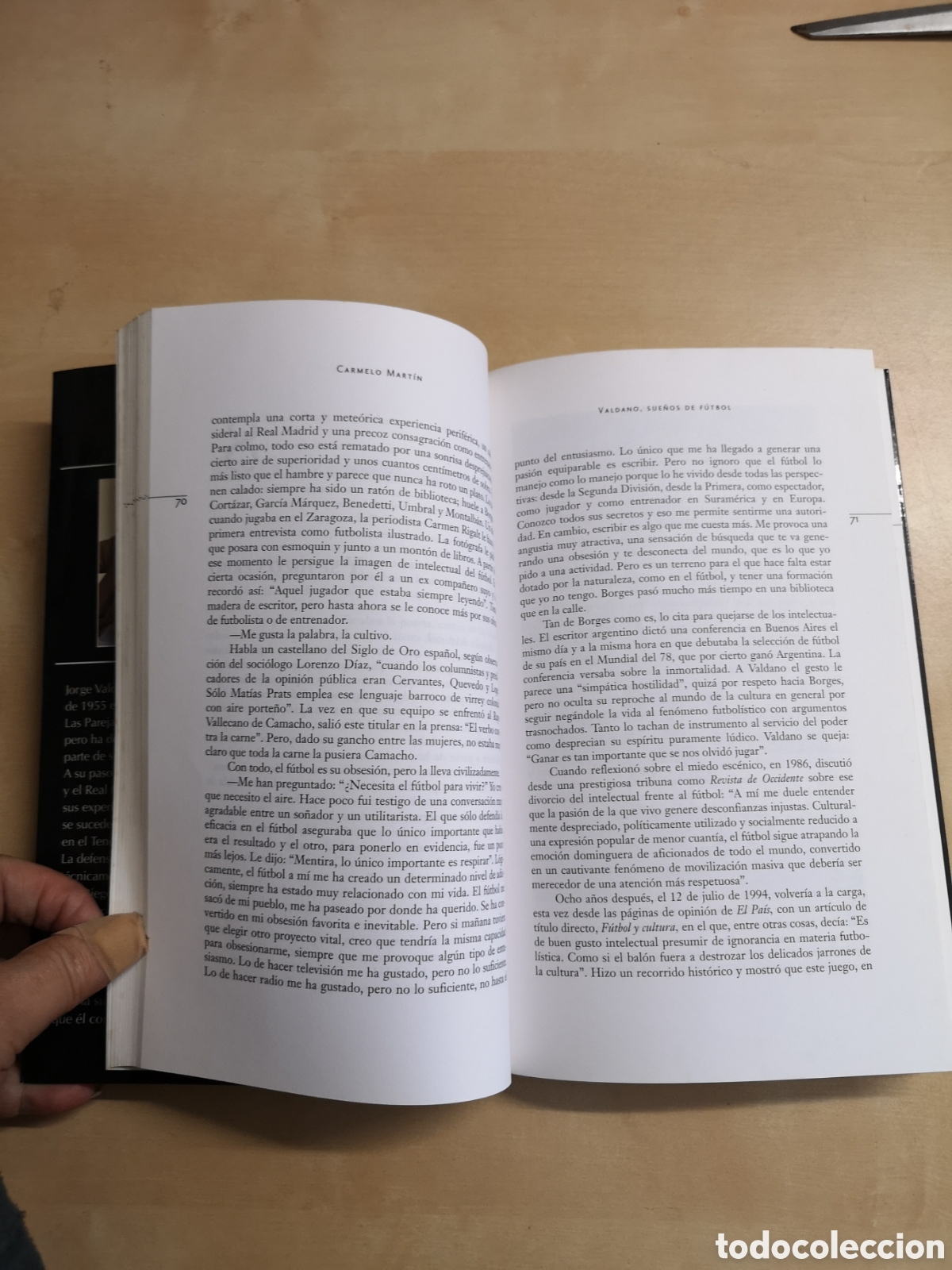 Coleccionismo deportivo: Libro de valdano( sue&ntilde;os de futbol) - Foto 2