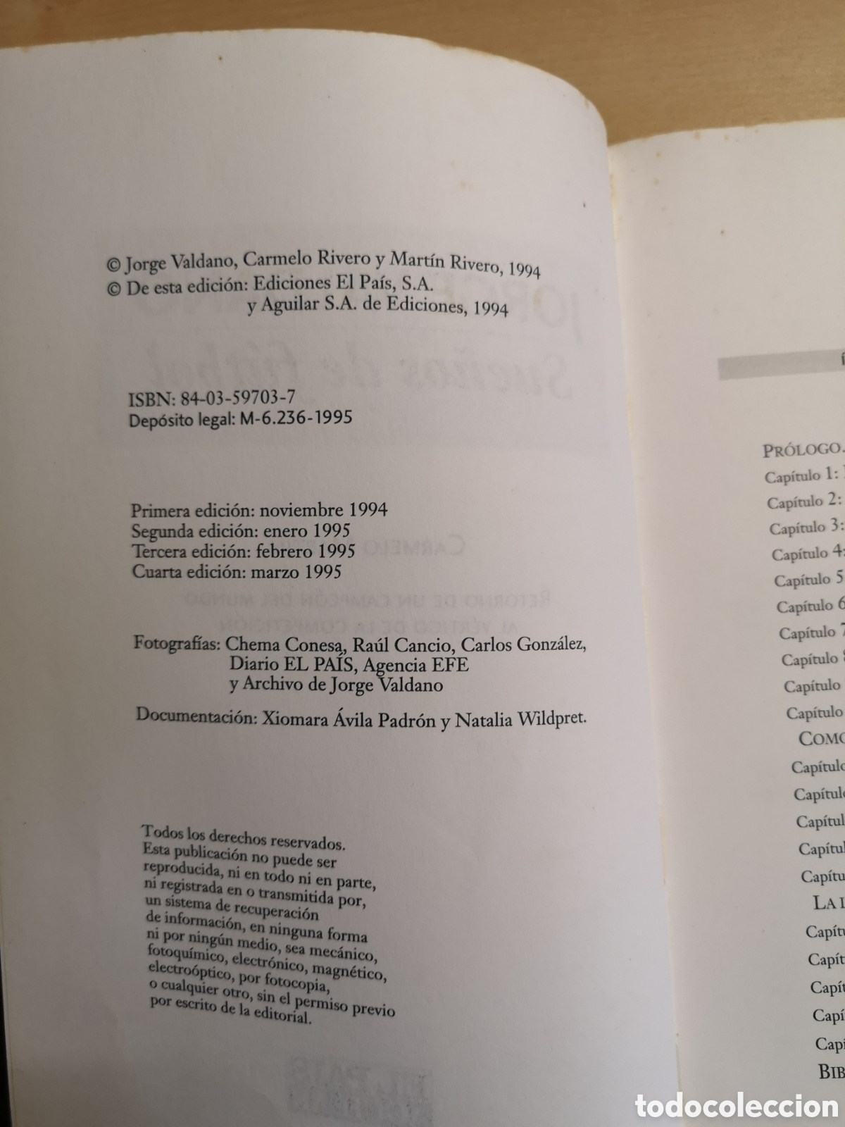 Coleccionismo deportivo: Libro de valdano( sue&ntilde;os de futbol) - Foto 4