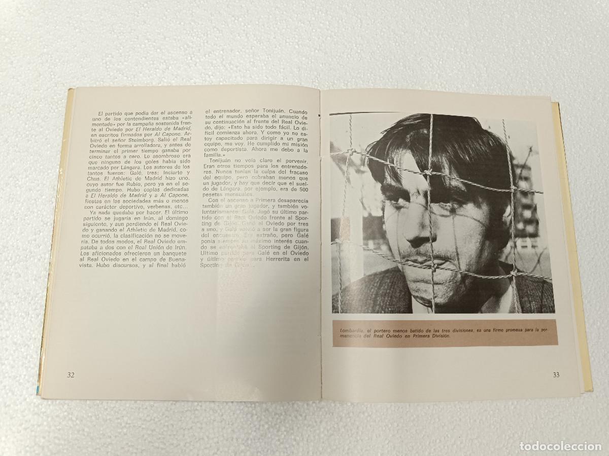 Coleccionismo deportivo: LIBRO REAL OVIEDO. RICARDO VAZQUEZ-PRADA. 1972. - Foto 3
