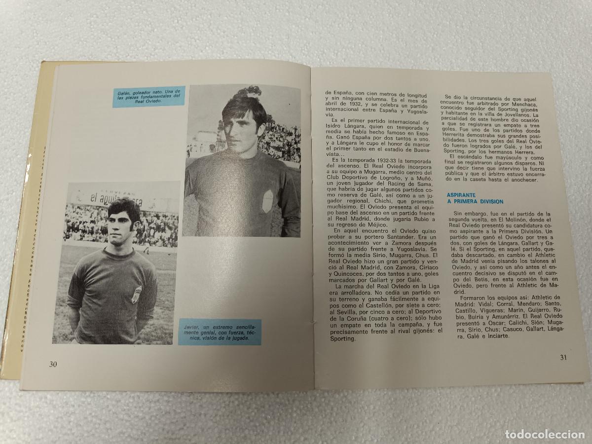 Coleccionismo deportivo: LIBRO REAL OVIEDO. RICARDO VAZQUEZ-PRADA. 1972. - Foto 4