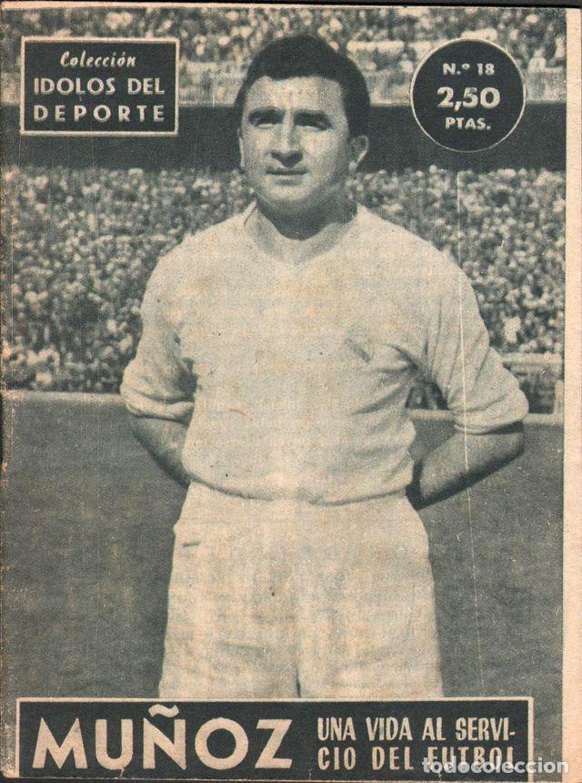 Coleccionismo deportivo: LIBRO &Iacute;dolos do Deporte. Miguel Mu&ntilde;oz n&ordm;18 - Foto 1