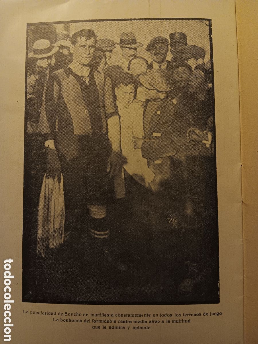 Coleccionismo deportivo: SANCHO EL CENTRO MEDIO DEL EQUIPO OL&Iacute;MPICO 1920 - Foto 5