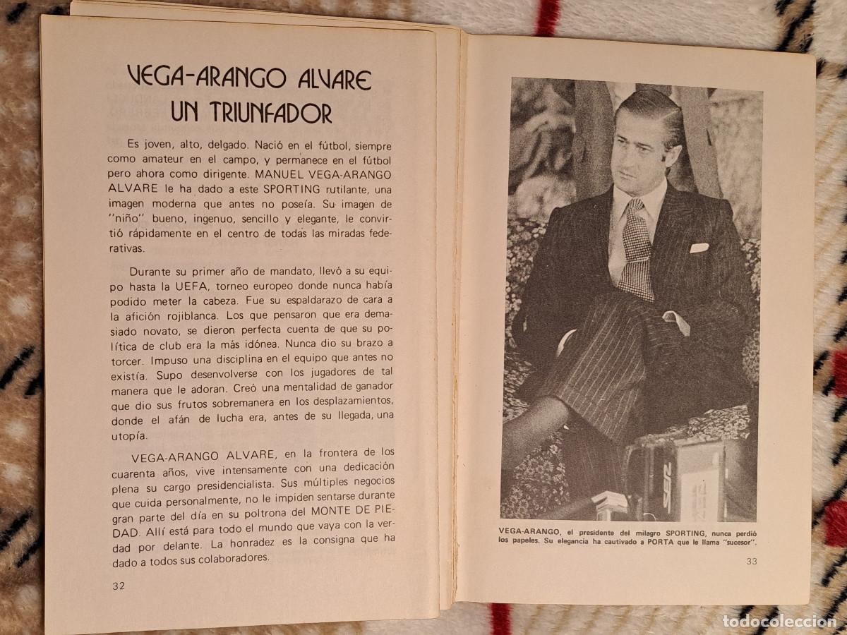 Coleccionismo deportivo: SPORTING: UNA ALTERNATIVA DE PODER. PEDRO PABLO PARRADO. 1979. RARO - Foto 8