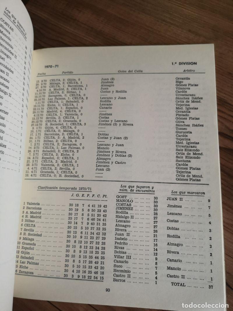 Coleccionismo deportivo: LIBRO Bodas de Oro. Celta y la Liga 1923-1973. - Foto 5