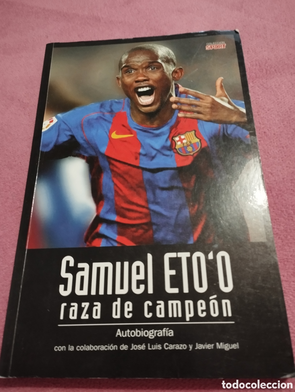 Coleccionismo deportivo: Samuel etoo raza de campe&oacute;n - Foto 1