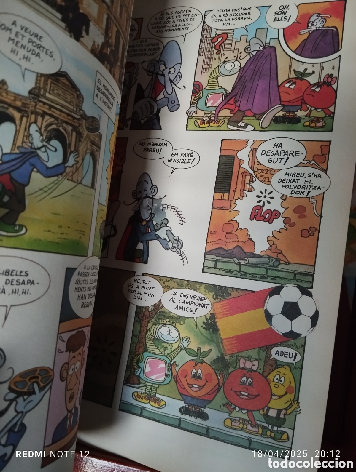 Coleccionismo deportivo: Futbol en Accion M82.EXIT en TV.Comix e informacio.Catala - Foto 12
