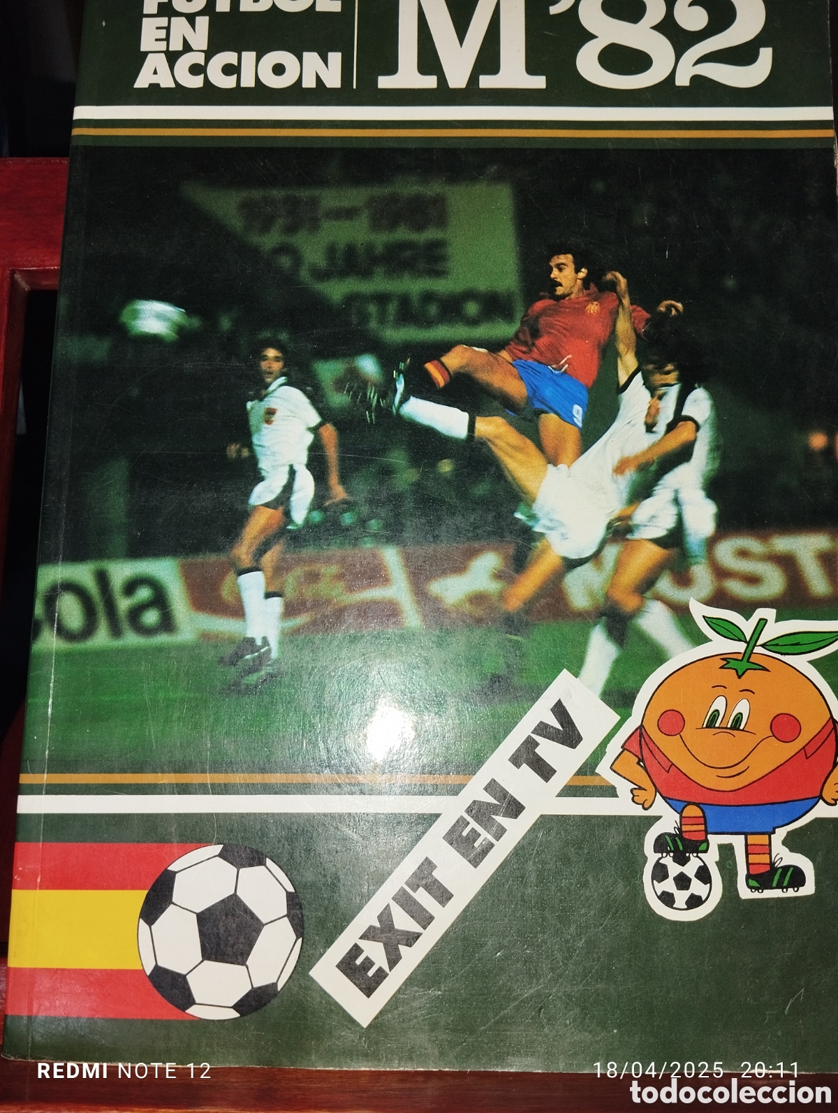 Coleccionismo deportivo: Futbol en Accion M82.EXIT en TV.Comix e informacio.Catala - Foto 1