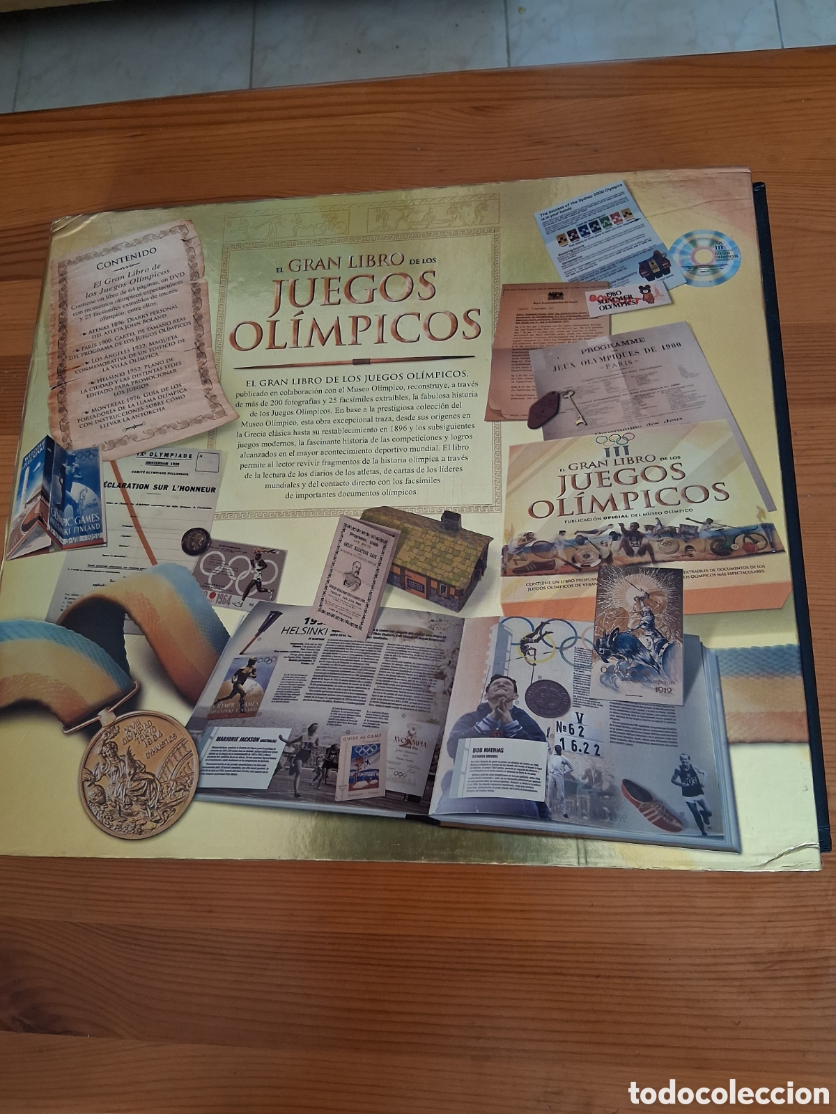Coleccionismo deportivo: EL GRAN LIBRO DE LOS JUEGOS OL&Iacute;MPICOS - Foto 2