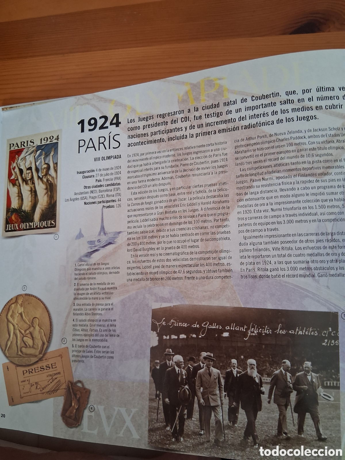 Coleccionismo deportivo: EL GRAN LIBRO DE LOS JUEGOS OL&Iacute;MPICOS - Foto 5