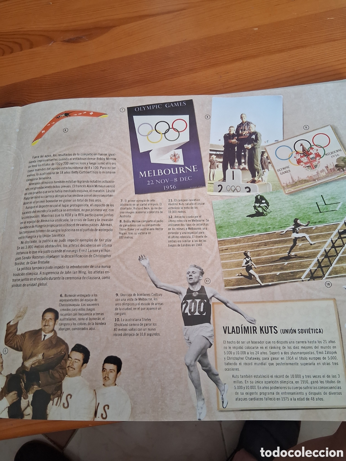 Coleccionismo deportivo: EL GRAN LIBRO DE LOS JUEGOS OL&Iacute;MPICOS - Foto 8