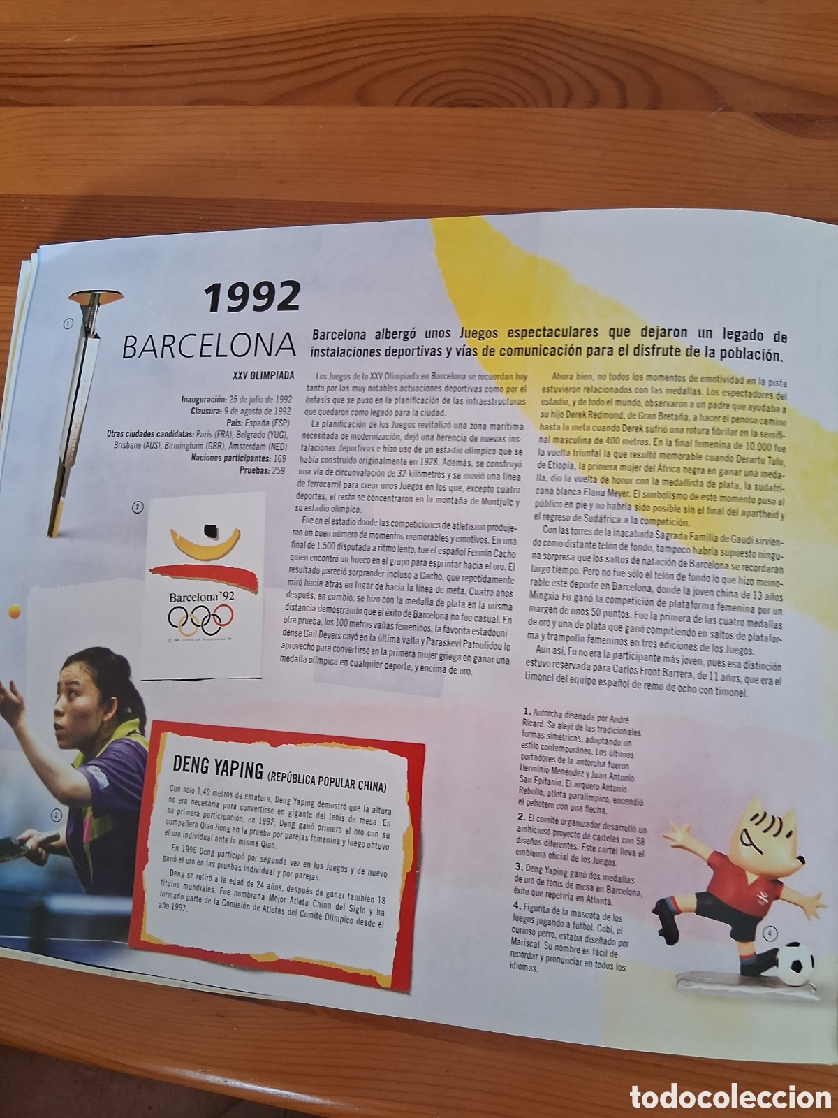 Coleccionismo deportivo: EL GRAN LIBRO DE LOS JUEGOS OL&Iacute;MPICOS - Foto 11