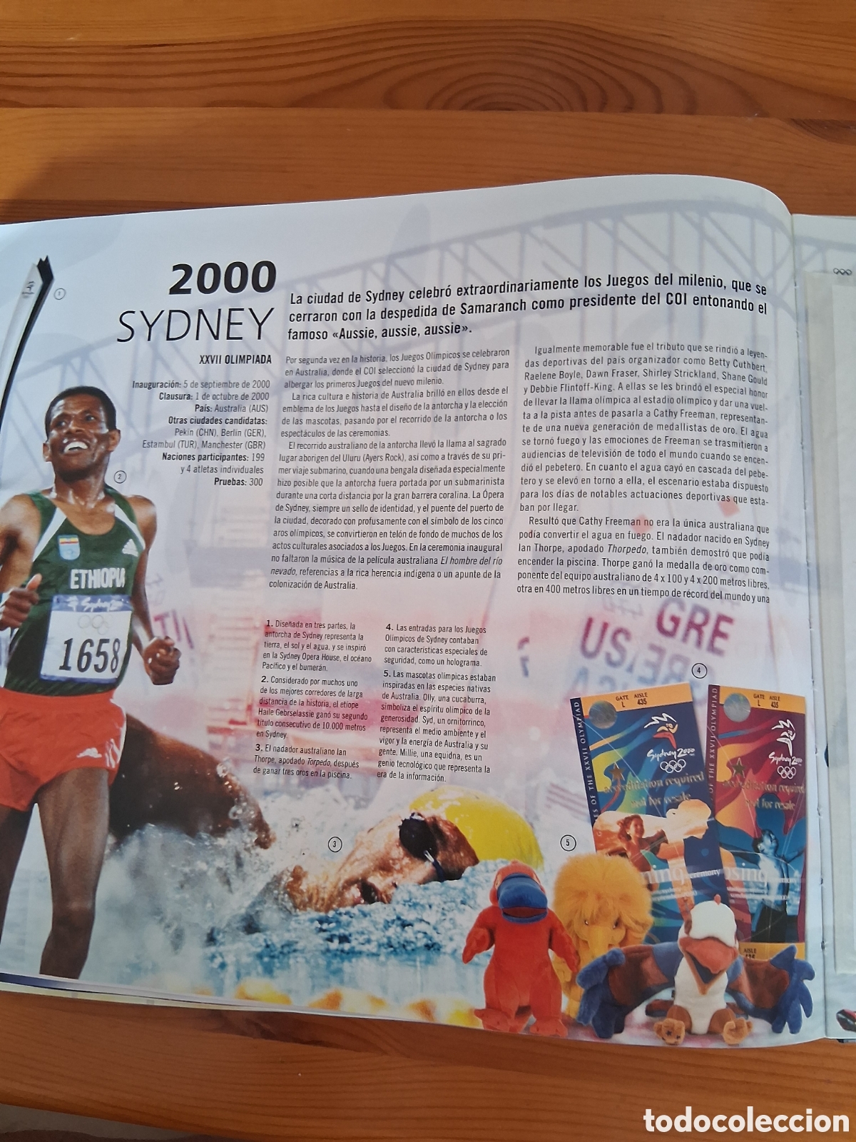 Coleccionismo deportivo: EL GRAN LIBRO DE LOS JUEGOS OL&Iacute;MPICOS - Foto 12