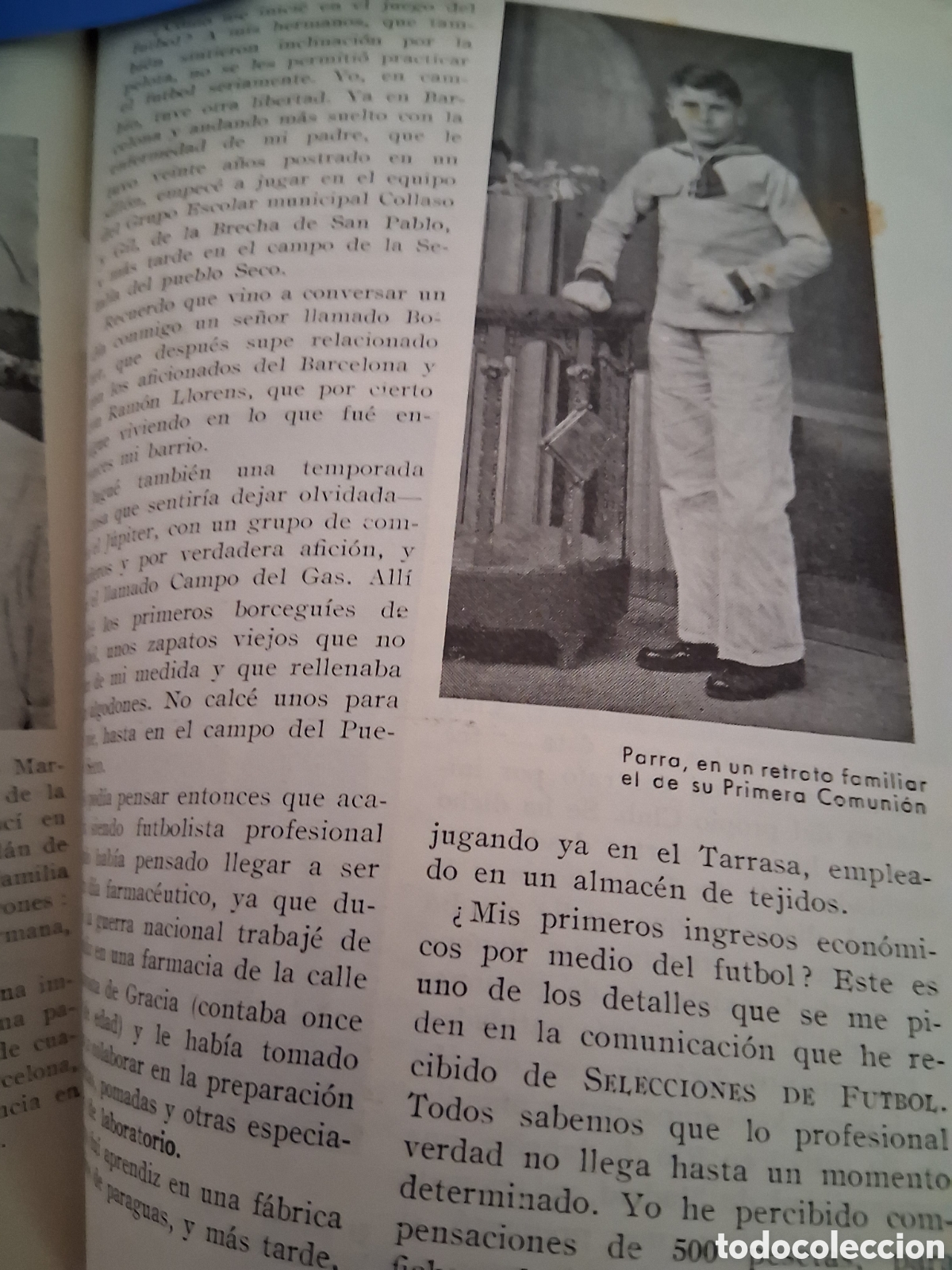 Coleccionismo deportivo: RCD ESPANYOL. PARRA. - Foto 3