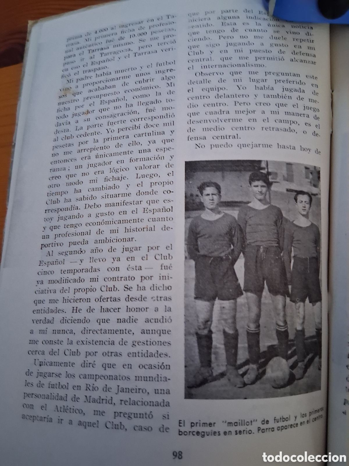 Coleccionismo deportivo: RCD ESPANYOL. PARRA. - Foto 4
