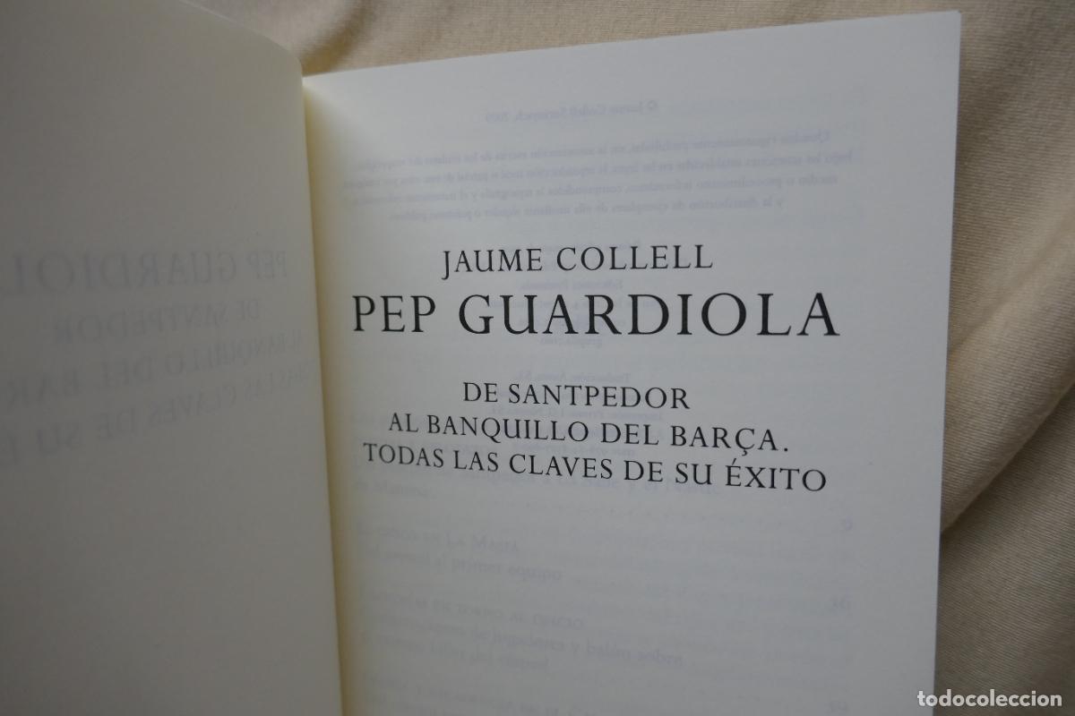 Coleccionismo deportivo: PEP GUARDIOLA - JAUME COLLELL - Foto 4