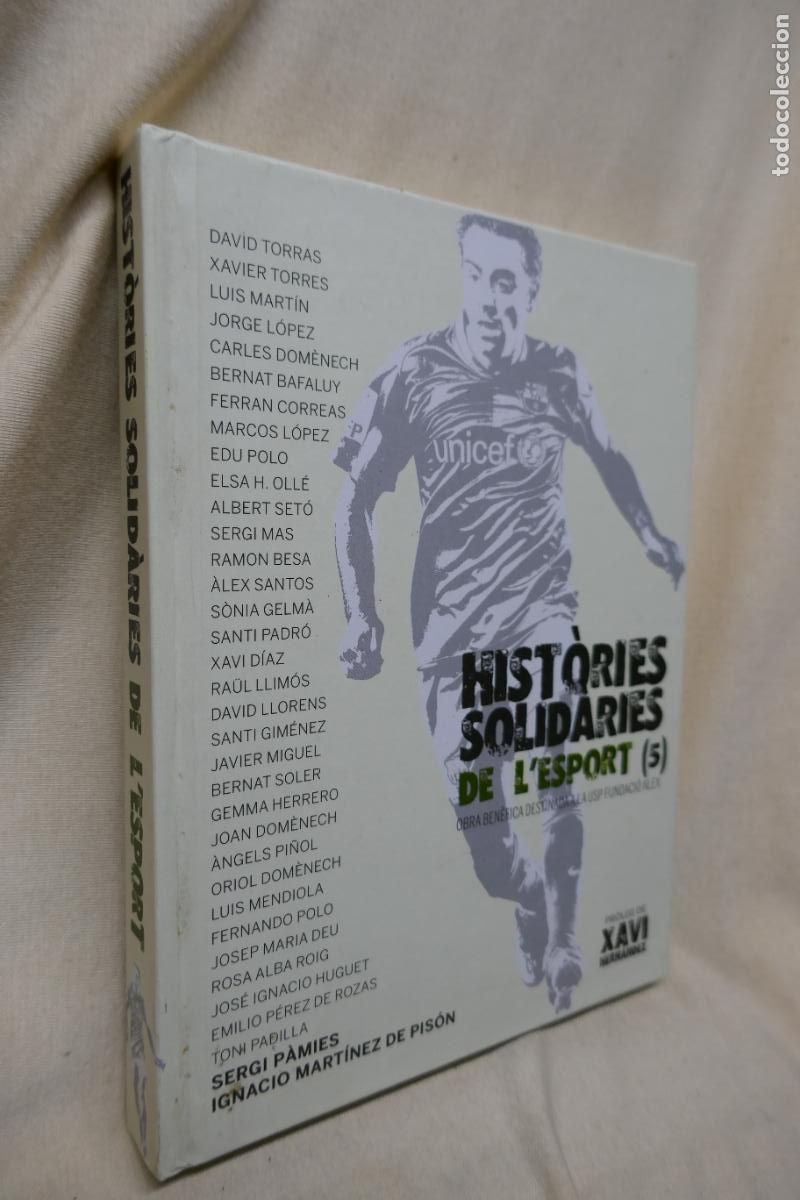 Coleccionismo deportivo: HISTORIES SOLIDARIES DE LESPORT - XAVI HERNANDEZ - Foto 2