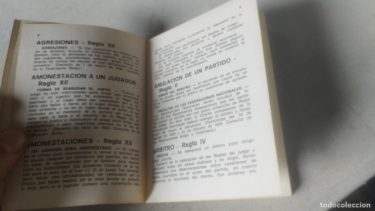 Coleccionismo deportivo: MINI REGLAMENTO DE FUTBOL / / GRAVOL 109 - Foto 8