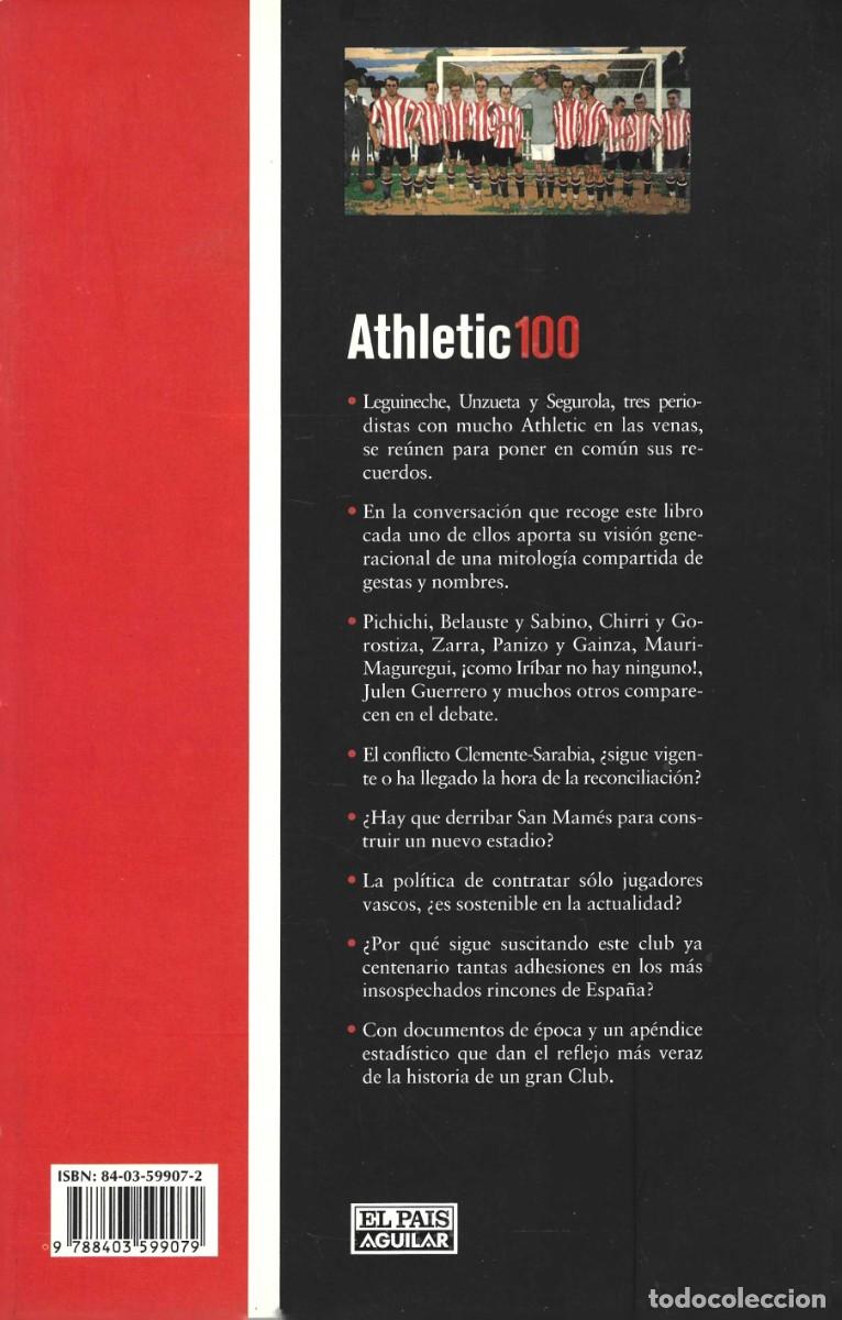 Coleccionismo deportivo: ATHLETIC 100 CONVERSACIONES EN LA CATEDRAL - Foto 2