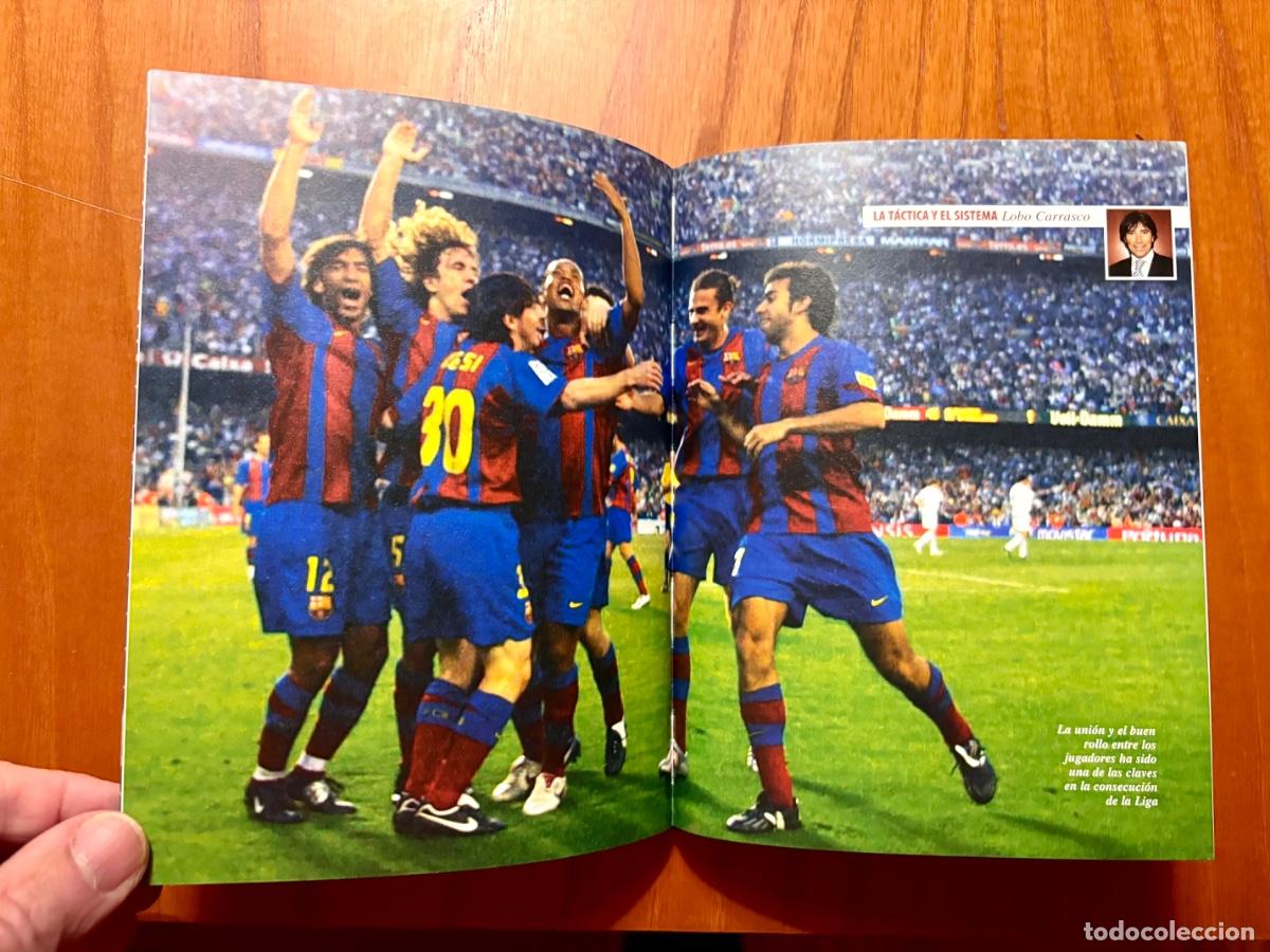 Coleccionismo deportivo: &iexcl;CAMPEONES! LIGA 2004-2005 BAR&Ccedil;A LIBRO + DVD - Foto 5
