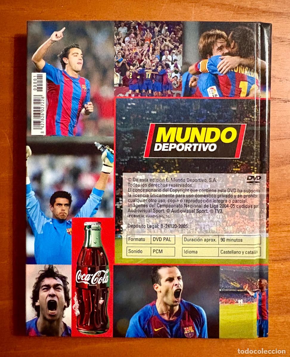 Coleccionismo deportivo: &iexcl;CAMPEONES! LIGA 2004-2005 BAR&Ccedil;A LIBRO + DVD - Foto 8