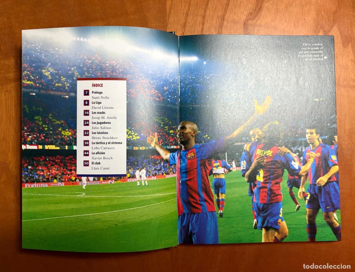Coleccionismo deportivo: &iexcl;CAMPEONES! LIGA 2004-2005 BAR&Ccedil;A LIBRO + DVD - Foto 3