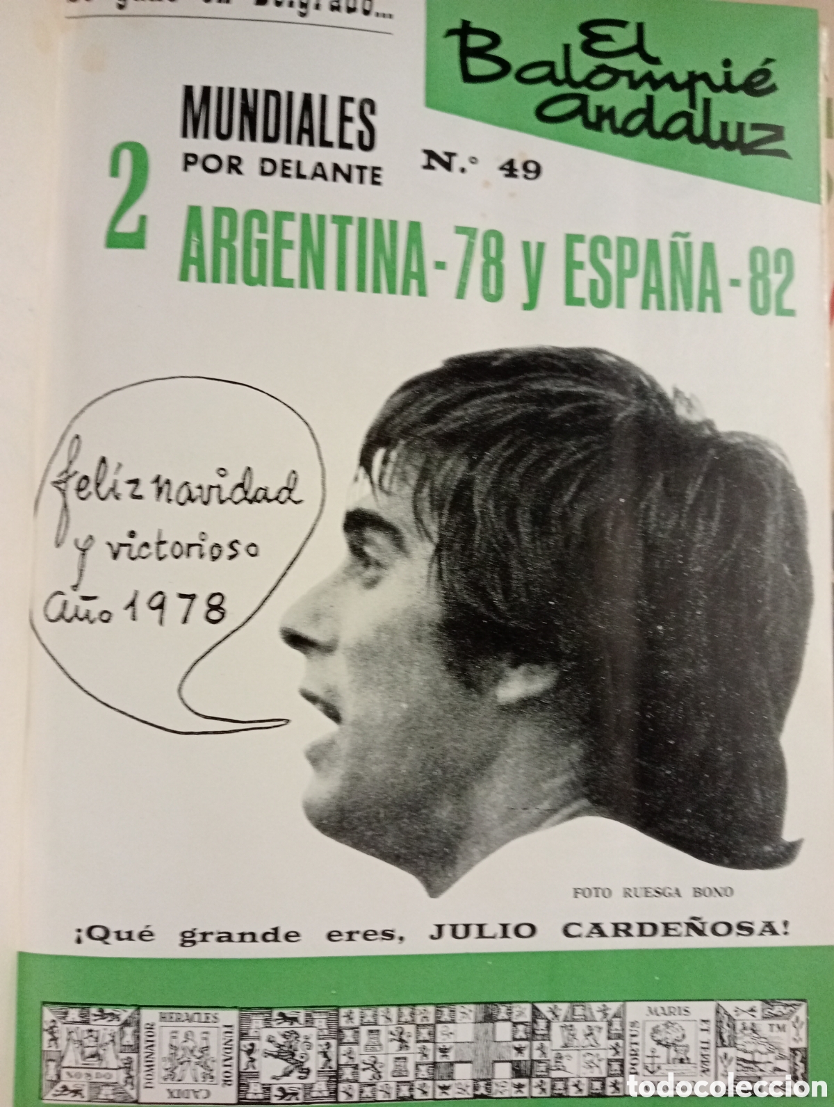 Coleccionismo deportivo: Libro el balompi&eacute; Andaluz - Foto 2