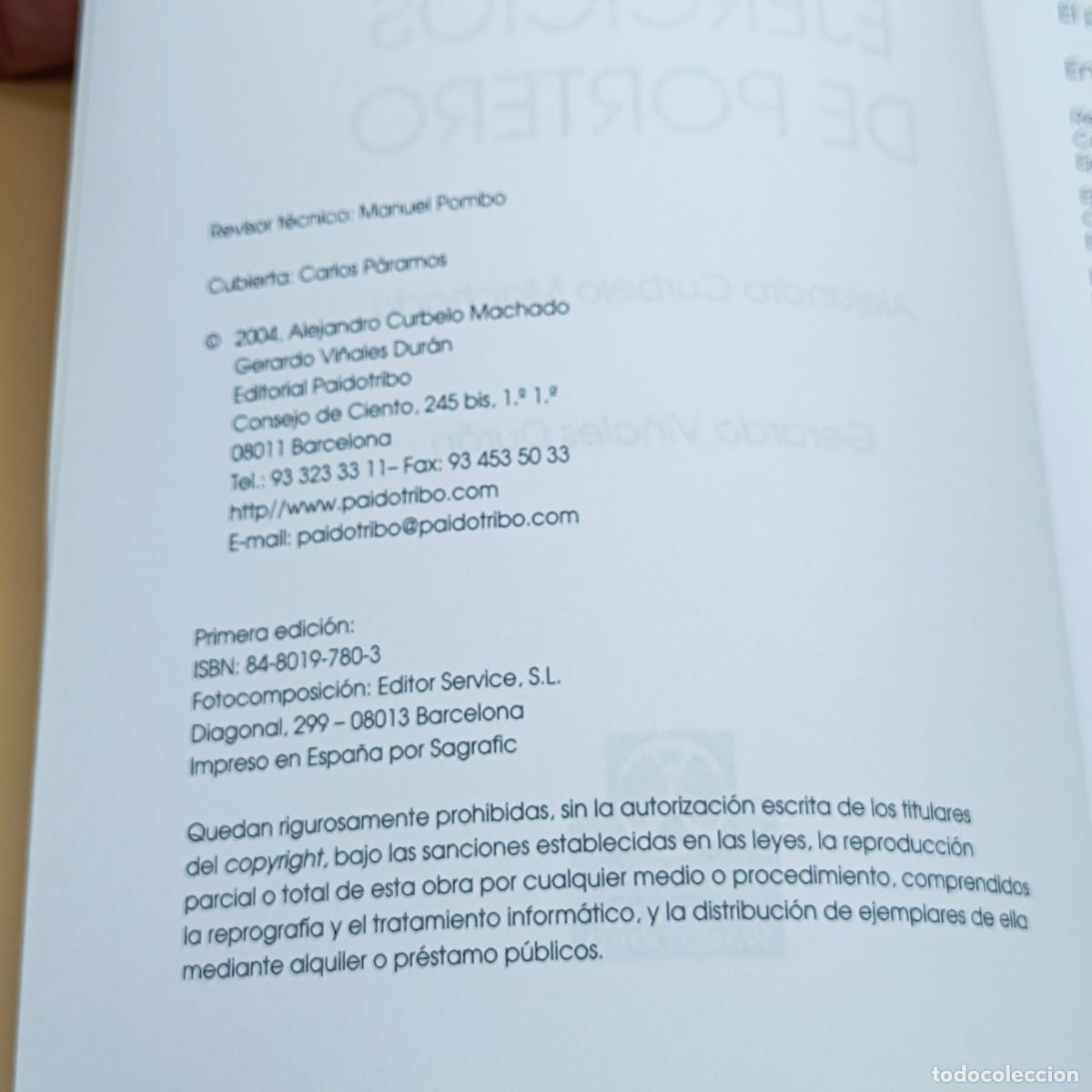 Coleccionismo deportivo: LIBRO FUTBOL. 252 EJERCICIOS DE PORTERO. 2004. MYJ. - Foto 2