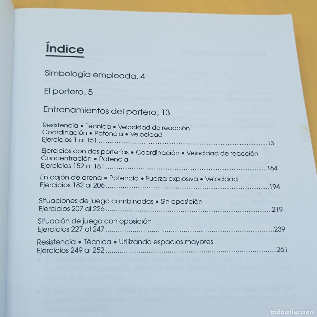 Coleccionismo deportivo: LIBRO FUTBOL. 252 EJERCICIOS DE PORTERO. 2004. MYJ. - Foto 3