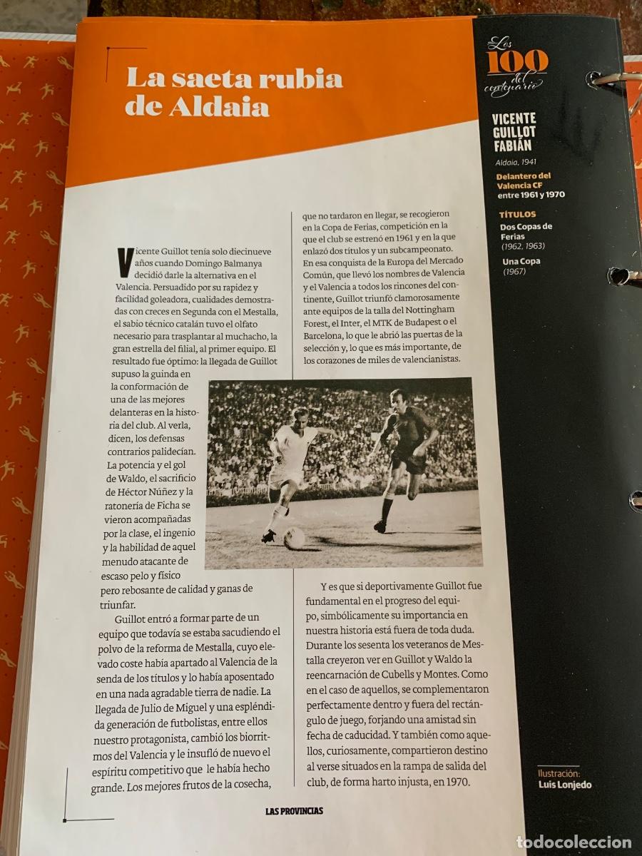 Coleccionismo deportivo: Valencia CF. Colecci&oacute;n Los 100 del Centenario. Las Provincias - Foto 12
