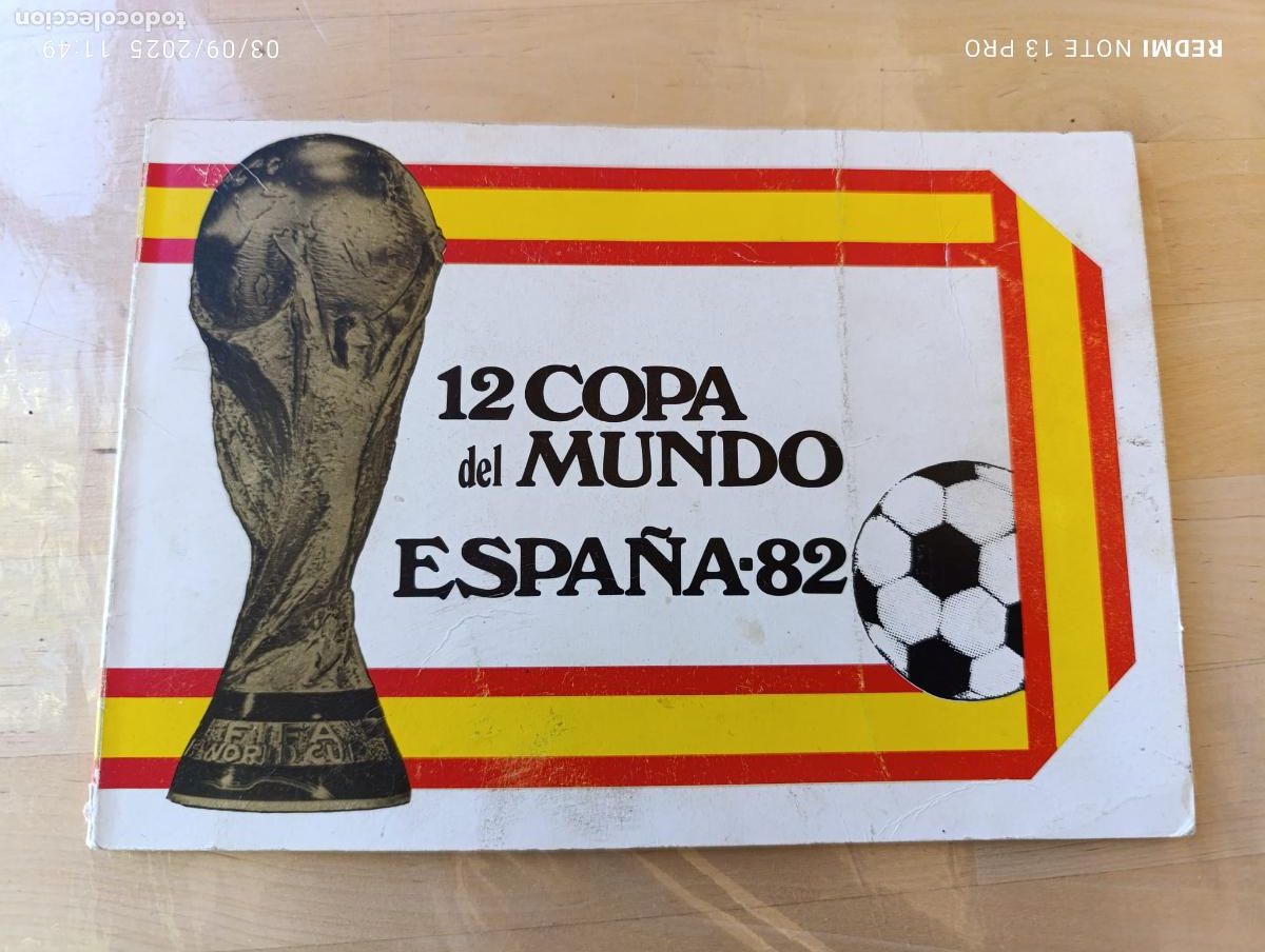 Coleccionismo deportivo: 12 COPA DEL MUNDO. ESPA&Ntilde;A-82. ANGEL M. DE PABLOS.