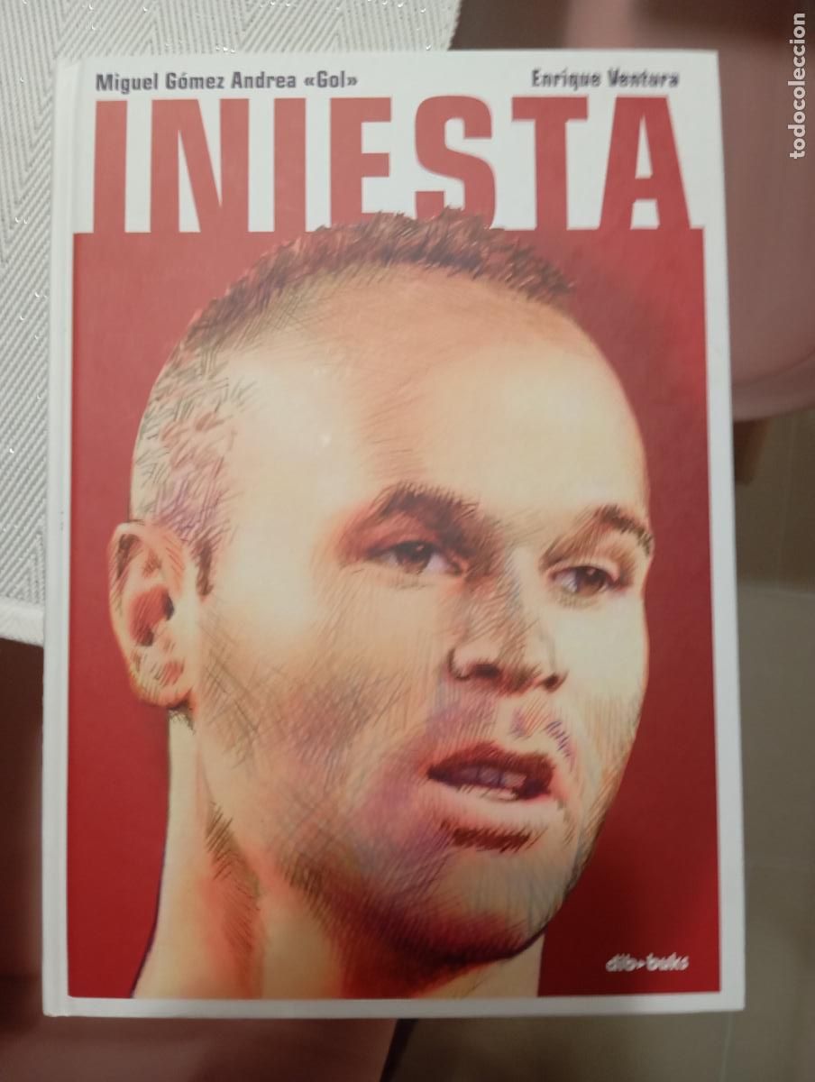 Coleccionismo deportivo: INIESTA EL C&Oacute;MIC- DIBBUKS - MIGUEL G&Oacute;MEZ ANDREA ENRIQUE VENTURA Bar&ccedil;a Biograf&iacute;a