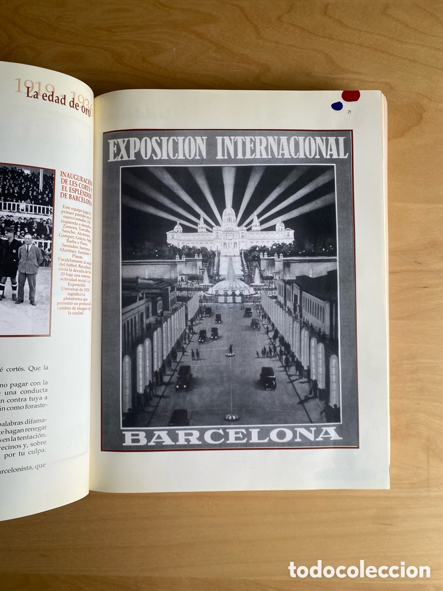 Coleccionismo deportivo: Libro de Oro del Bar&ccedil;a 1899-1995 (completo) - Foto 3