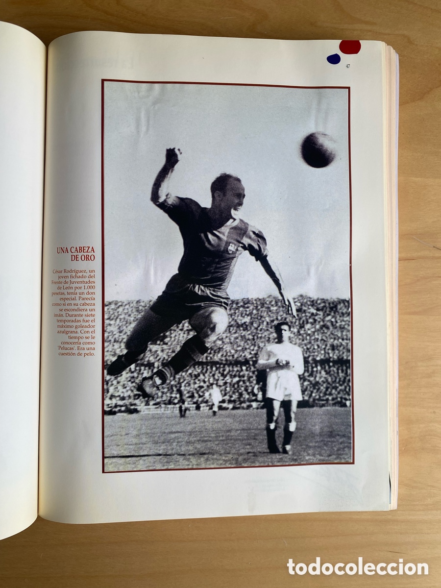 Coleccionismo deportivo: Libro de Oro del Bar&ccedil;a 1899-1995 (completo) - Foto 4