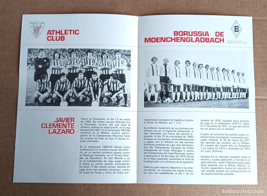 Coleccionismo deportivo: Partido internacional homenaje a CLEMENTE - Foto 3