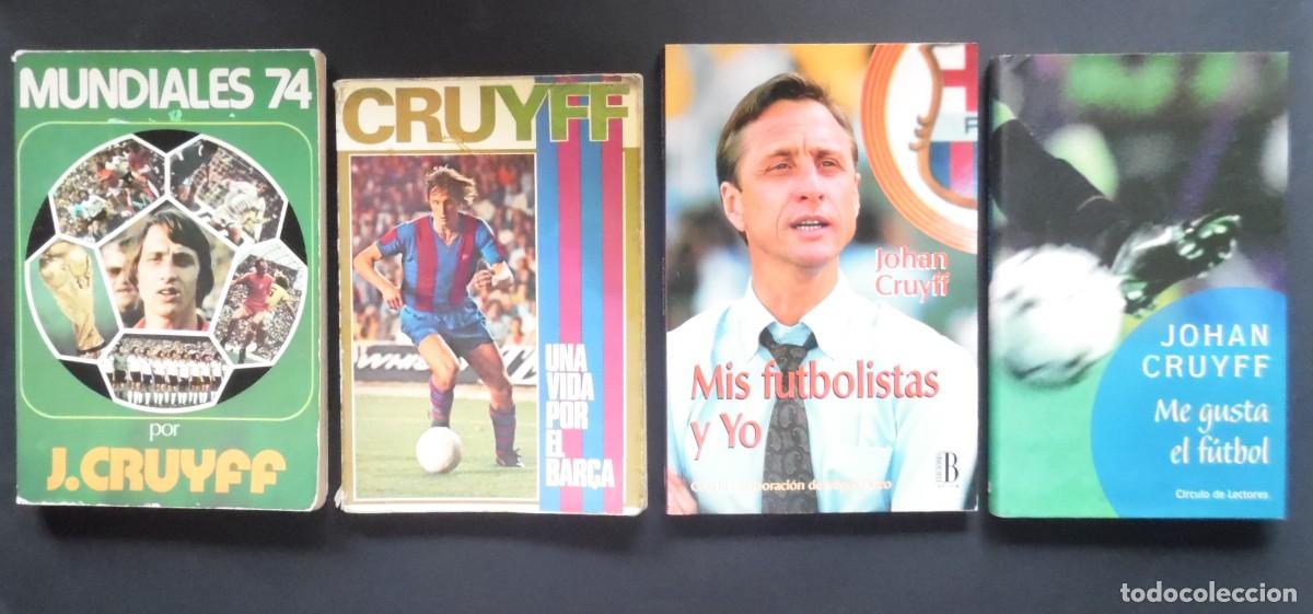 Collezionismo sportivo: Los 4 libros de Johan Cruyff: Mundiales 74 + Mis futbolistas y yo + Me gusta el f&uacute;tbol. Juntos.Bar&ccedil;a