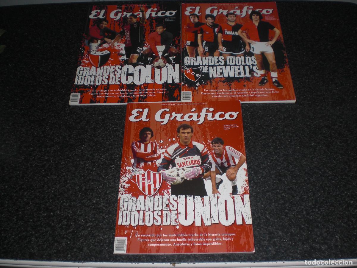 Coleccionismo deportivo: LOTE 3 ESPECIALES EL GR&Aacute;FICO ARGENTINA (VER FOTOS)