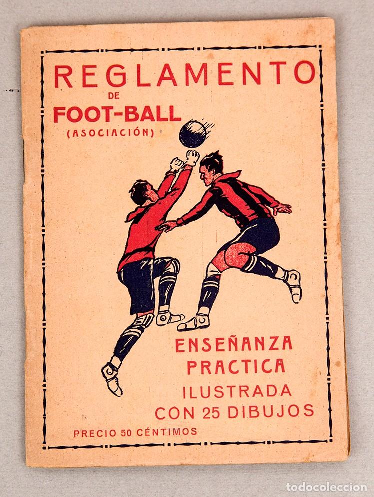 Coleccionismo deportivo: REGLAMENTO DE FOOT-BALL (ASOCIACION) - ENSE&Ntilde;ANZA PR&Aacute;CTICA