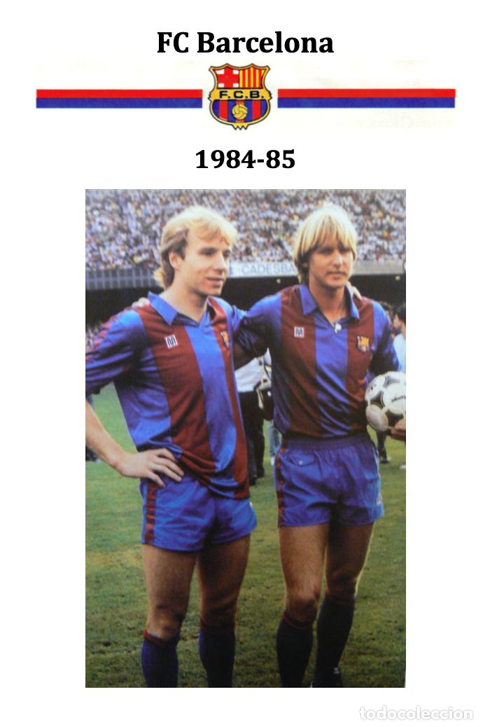Coleccionismo deportivo: FC Barcelona. Libro liga 84-85 Campeones. Venables, Archibald, Schuster. 326 pags. Ver fotos!