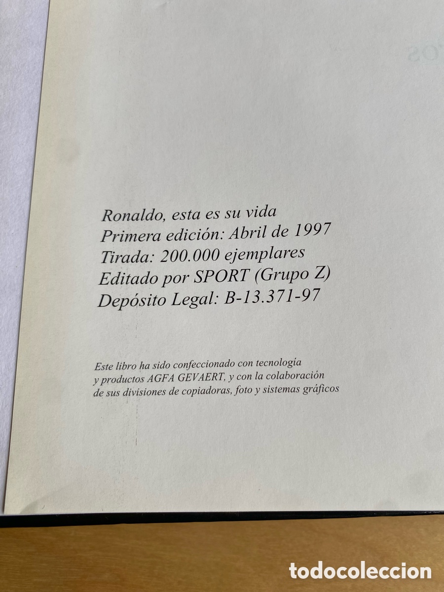 Coleccionismo deportivo: Ronaldo. Esta es si vida - Foto 3