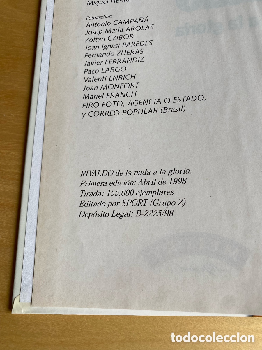 Coleccionismo deportivo: Rivaldo. De la nada a la gloria - Foto 2