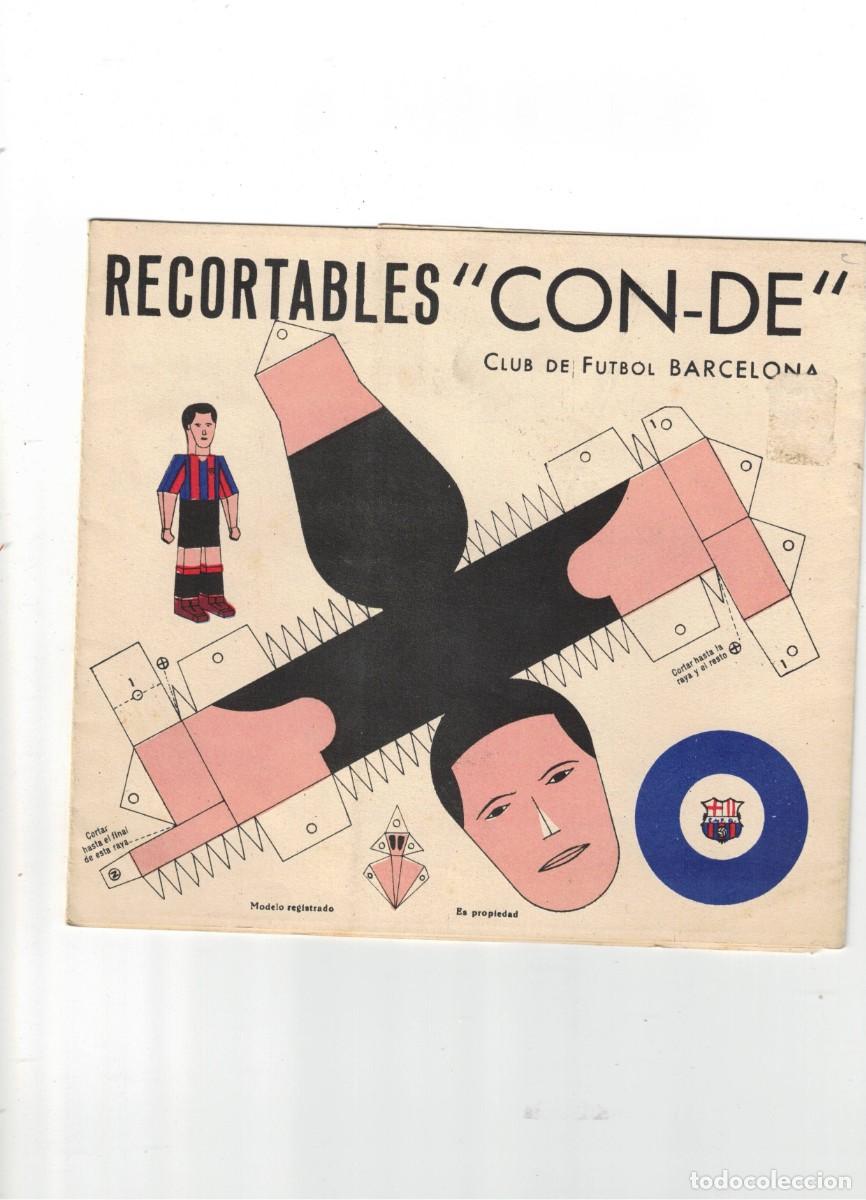 Coleccionismo deportivo: CLUB DE FUTBOL BARCELONA. RECORTABLE