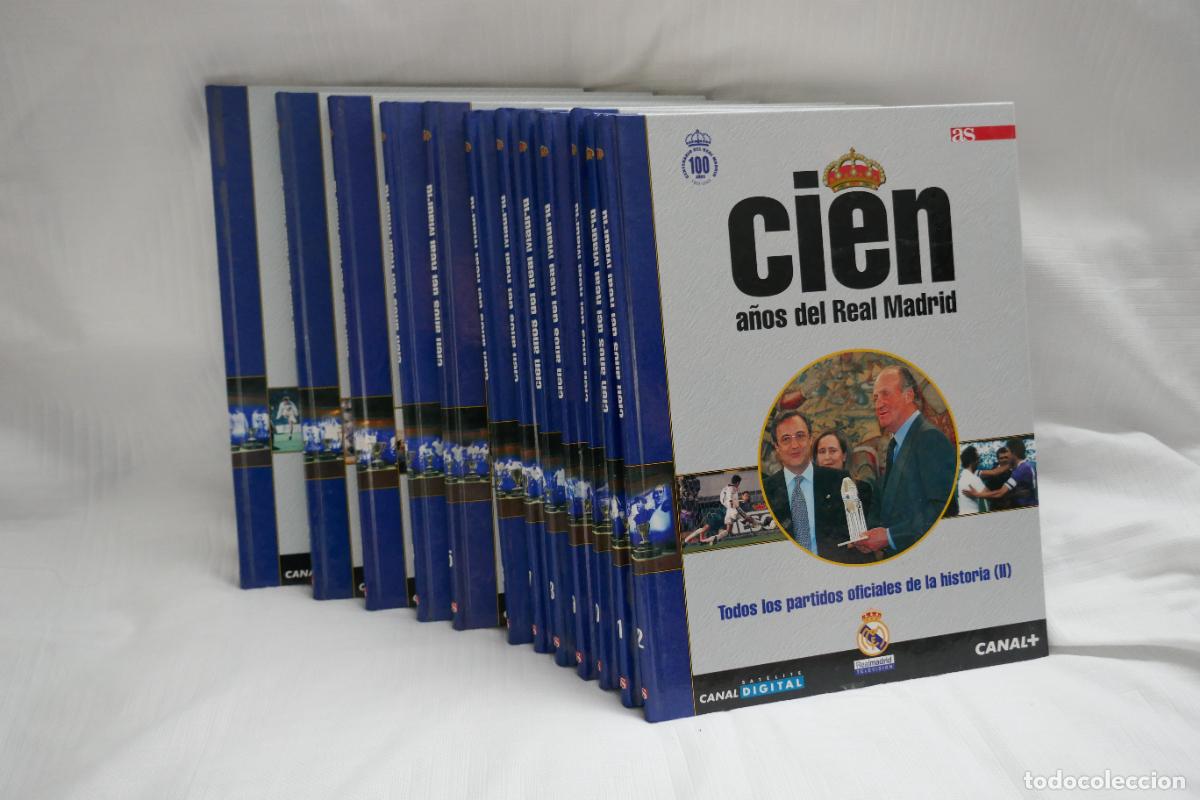 Coleccionismo deportivo: CIEN A&Ntilde;OS DEL REAL MADRID. 1902-2002. TOMOS 1 A 12 - COMO NUEVOS