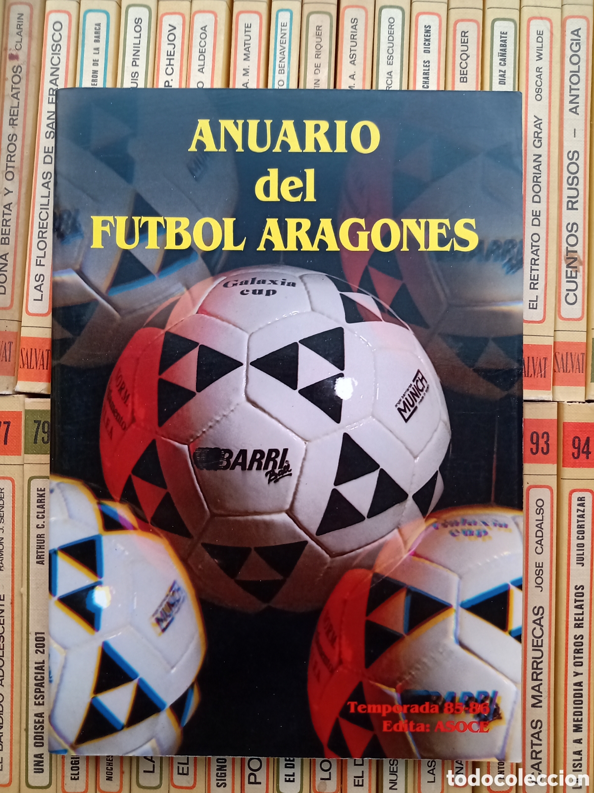 Coleccionismo deportivo: Anuario del F&uacute;tbol Aragon&eacute;s - Temporada 85-86