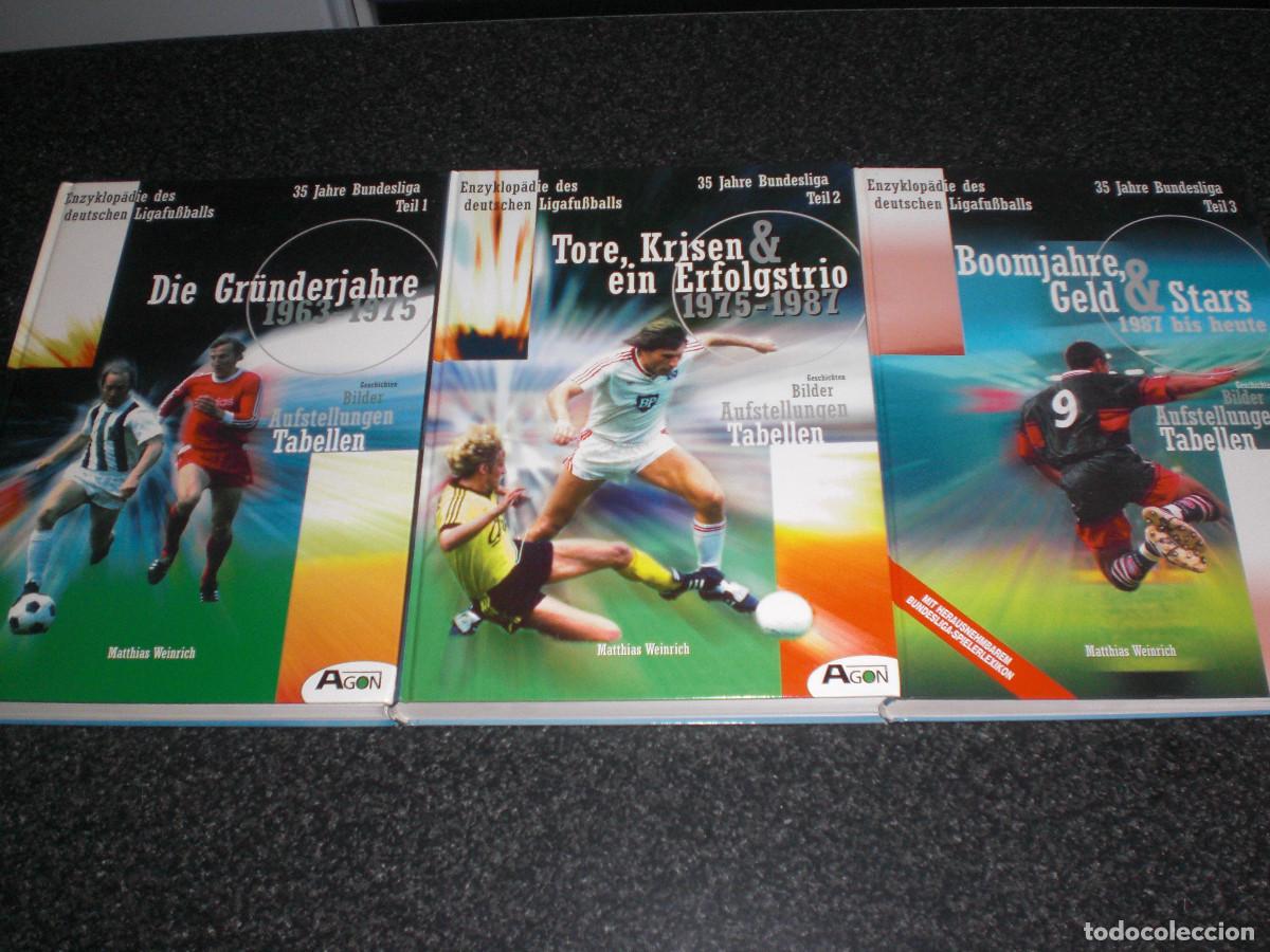 Coleccionismo deportivo: ENCICLOPEDIA F&Uacute;TBOL ALEMANIA 1963-1998 (3 TOMOS) + REGALO