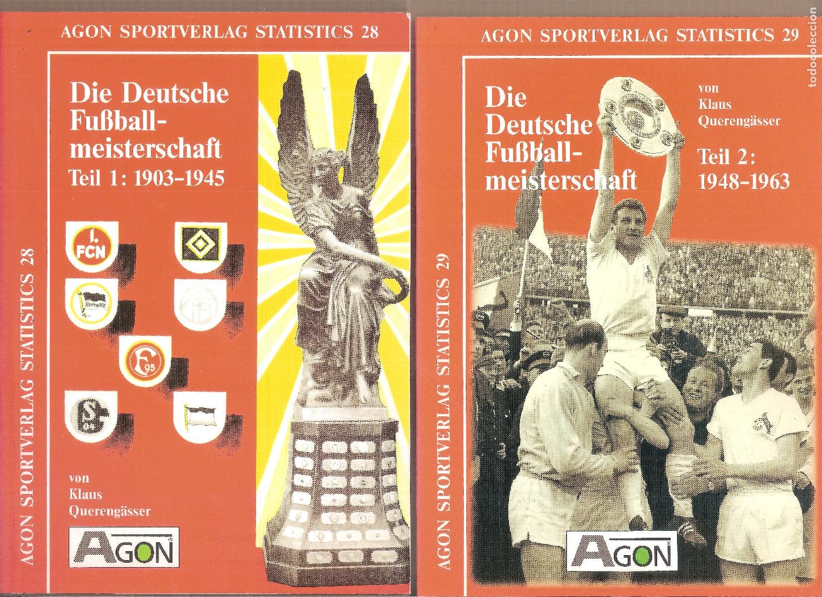 Coleccionismo deportivo: HISTORIA F&Uacute;TBOL ALEMANIA 1903-1963 (2 LIBROS)